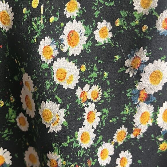 Moschino Cheap & Chic Floral Silk & Cashmere Button Down Sweater - Picture 4 of 6